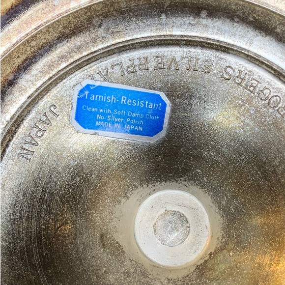 Pair of Vintage F. B. Rogers Silverplated Candlesticks Japan - Picture 6 of 8